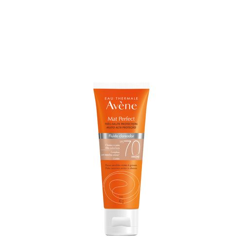 Protetor Solar Facial Clareador Avène Eau Thermale Mat Perfect FPS 70 Clara 40 g Clara