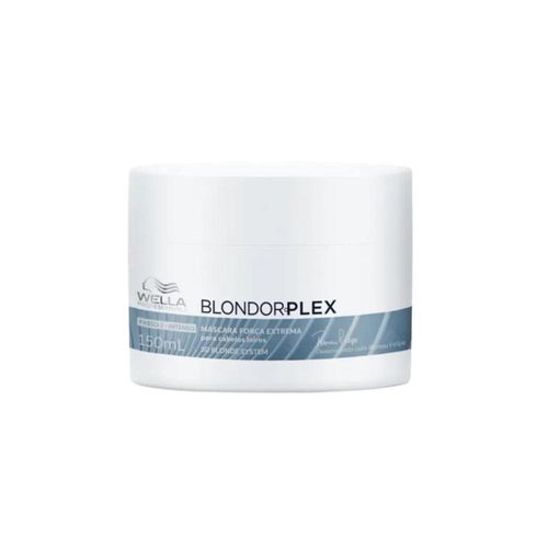 Máscara Wella BlondorPlex Reparadora Força e Brilho 150 ml