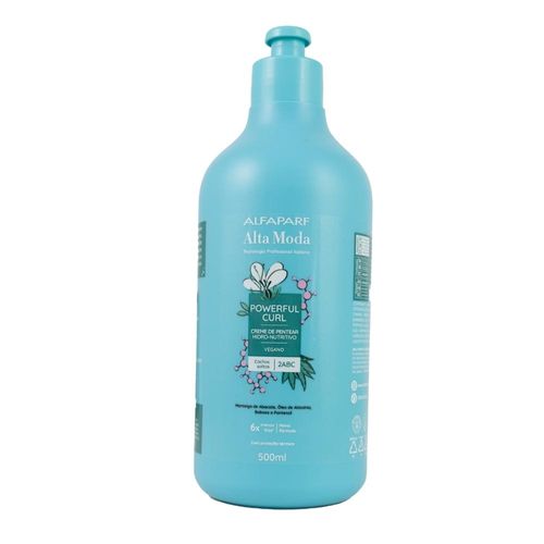 Creme de Pentear  Alfaparf Alta Moda Powerful Curl Cachos Soltos  500 ml Creme de Pentear  Alfaparf Alta Moda Powerful Soltos  500ml