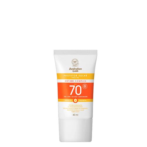 Protetor Solar Facial Australian Gold Antiox Complex Ultrafluido Fps70 40ml 40 ml