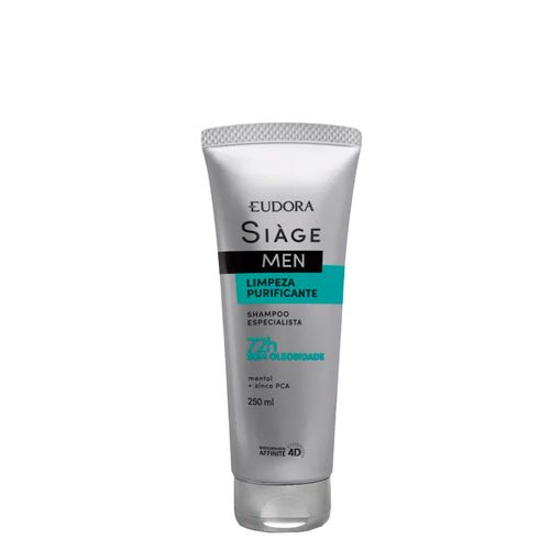 Shampoo Eudora Siàge Limpeza Purificante Men 250ml Shampoo Eudora Siàge Limpeza Purificante Men 250 ml