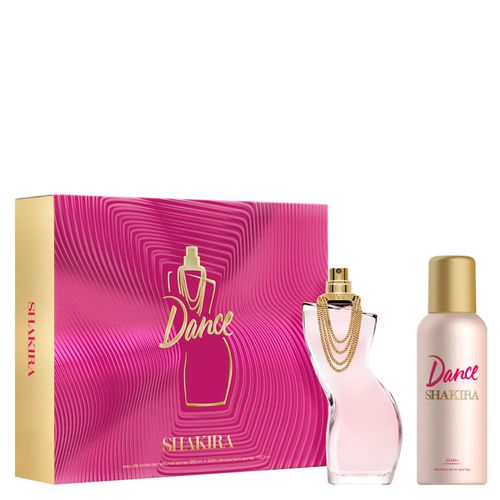 Kit Perfume Shakira Dance Feminino - Eau de Toilette 80ml + Desodorante 150ml Coffret