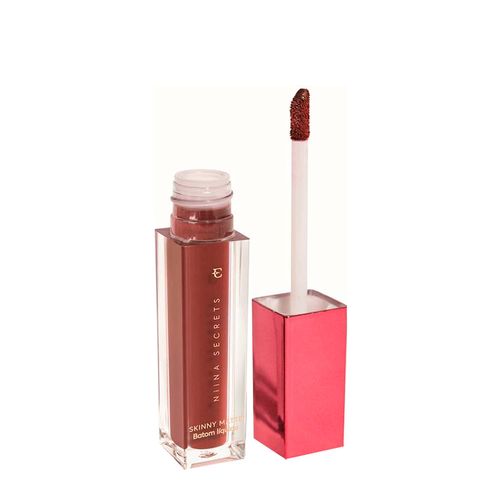 Batom Eudora Niina Secrets Skinny Matte Castanho Begonia 5ml Castanho Begonia