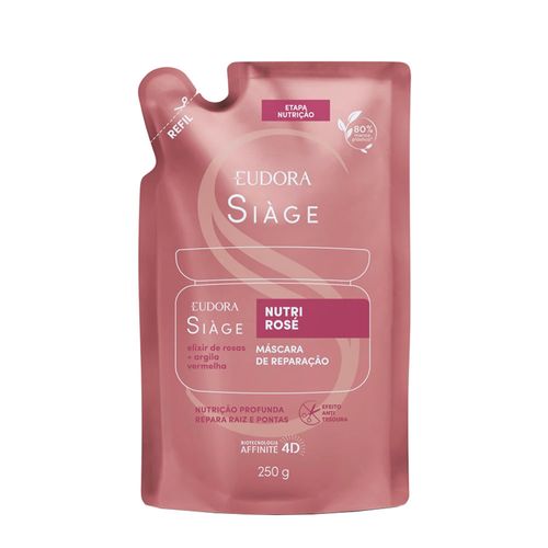 Máscara Eudora Siàge Nutri Rose 250g (Refil) 250g (Refil)