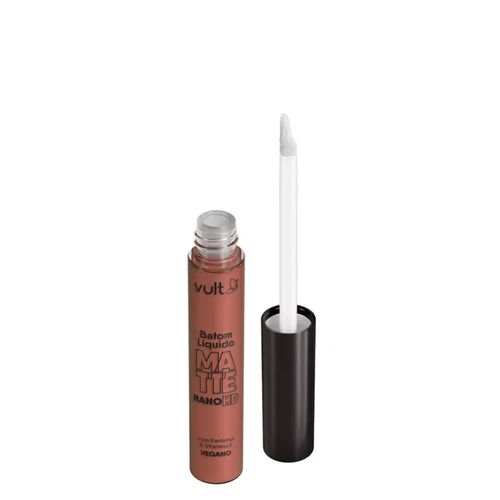 Batom Líquido Matte Vult Nano Hd Castanho Claro 5ml Castanho Claro