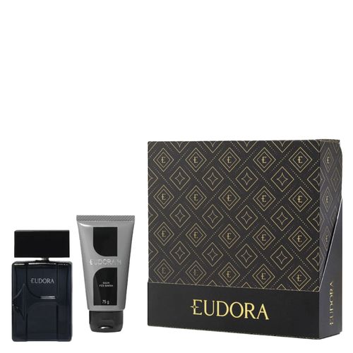 Kit Perfume Eudora H Masculino - Colônia 100ml + Pós-Barba 75g Coffret