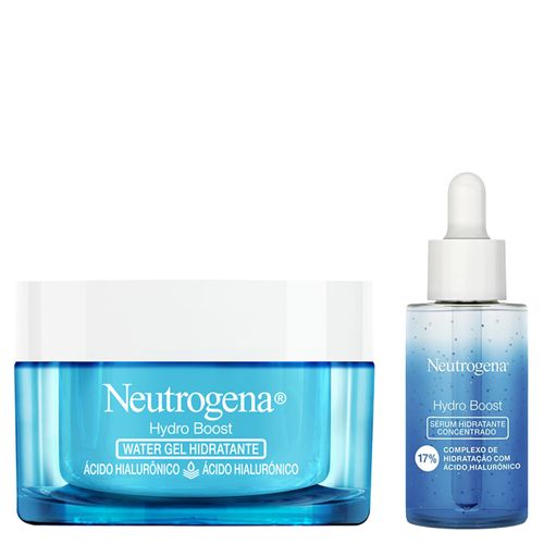 Kit Neutrogena Hydro Boost Hidratante Facial 50g + Sérum 30ml Kit Kit Neutrogena Hydro Boost Hidratante Facial 50g + Sérum 30ml Kit