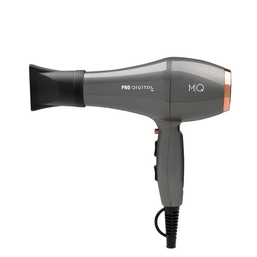 Secador de Cabelo MQ Profissional Pro Digital 2600W com 2 Velocidades Cinza 220V