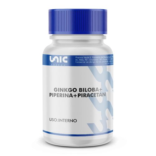 Piperina + Piracetan + Ginkgo Biloba 120 Doses 120 Doses 120 Doses