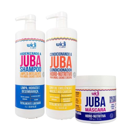 Kit Widi Care Juba Nutritiva Salão 3 Produtos