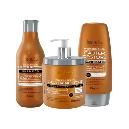 Kit Forever Liss Cauter Restore Completo