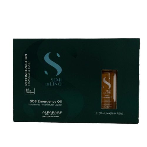 Kit Alfaparf Semi Di Lino Reconstruction SOS Emergency 6 x 13 ml Kit Alfaparf Semi Di Lino Reconstruction SOS 6x13ml