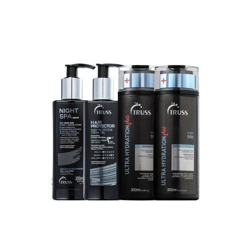 Kit Truss Ultra Hydration Plus Hair Protector Night Spa Kit Truss Ultra Hydration Plus Hair Protector Night Spa
