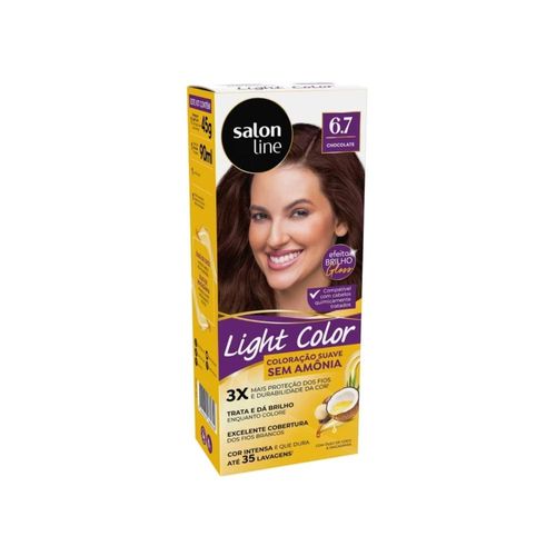 Coloração Salon Line Light Color Profissional 6.7 Chocolate