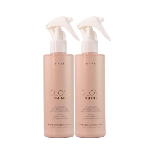 Kit Braé Glow Shine Nutrição e Brilho 2 Fluído 200 ml