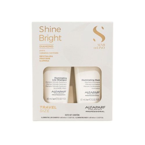 Kit Alfaparf Semi Di Lino Shine Bright Diamonds 120 ml