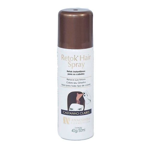 Anaconda Retok Spray Hair Castanho Claro 40g/50ml