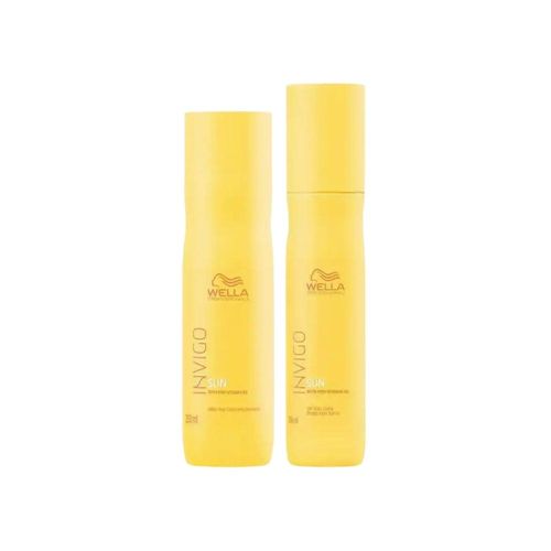 Kit Wella Invigo Sun Essential Shampoo 250 ml + Condicionador 200 ml Kit Wella Invigo Sun Essential Shampoo Condicionador