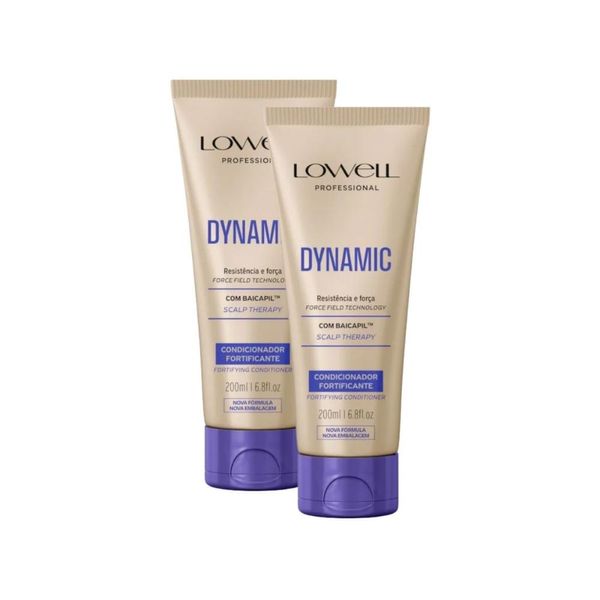 Kit Lowell Dynamic 2 Condicionadores Fortificante 200 ml