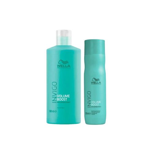 Kit Wella Invigo Volume Boost Crystal Máscara 500 ml + Shampoo 250 ml Kit Wella Invigo Volume Boost Crystal Máscara  Shampoo