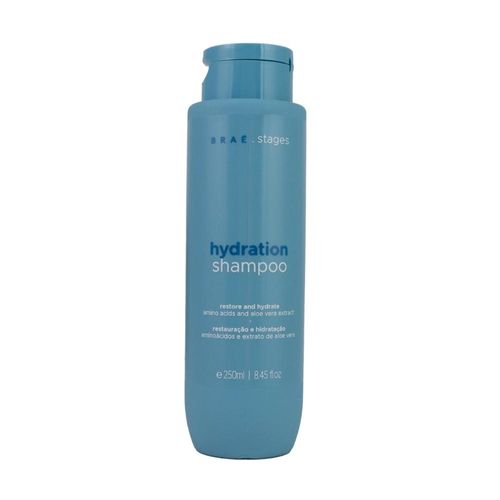 Shampoo Braé Stages Hydration Shampoo Hidratante para Cabelos Danificados 250 ml Shampoo Braé Stages Hydration Hidratante 250ml