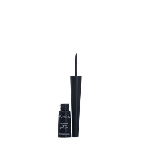 Delineador Líquido Matte À Prova D'Água Vult Preto 2,5ml Preto