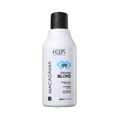 Progressiva Felps Macadâmia Ultimate Blonde Selagem Térmica 300 ml Progressiva Felps Macadâmia Ultimate Blonde Selagem 300ml