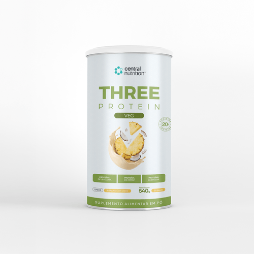 THREE PROTEIN VEG - 540g Abacaxi com Coco Sabor Abacaxi com Coco Abacaxi com Coco THREE PROTEIN VEG - 540g Abacaxi com Coco Sabor Abacaxi com Coco Abacaxi com Coco