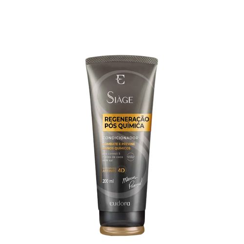 Condicionador Eudora Siàge Regeneração Pós Química 4D 200ml 200 ml