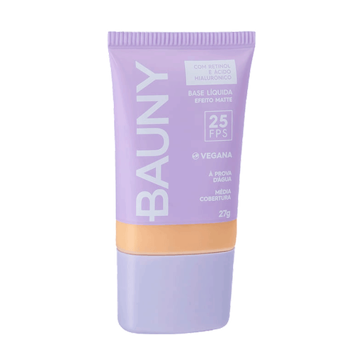 Bauny Efeito Matte - Base Facial Vegana 27g Matte-Cor-100 Cor 030 Matte-Cor-030