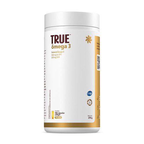 True Ômega 3 Com Vitamina E (180 Cápsulas)