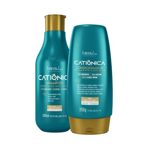 Kit Forever Liss Catiônica Shampoo + Condicionador
