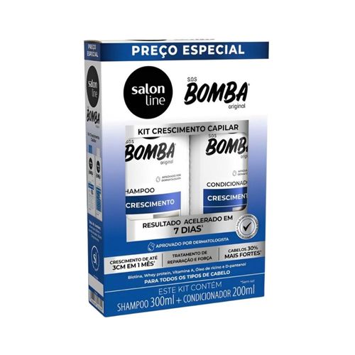 Kit Salon Line S.O.S Bomba Original Shampoo + Condicionador