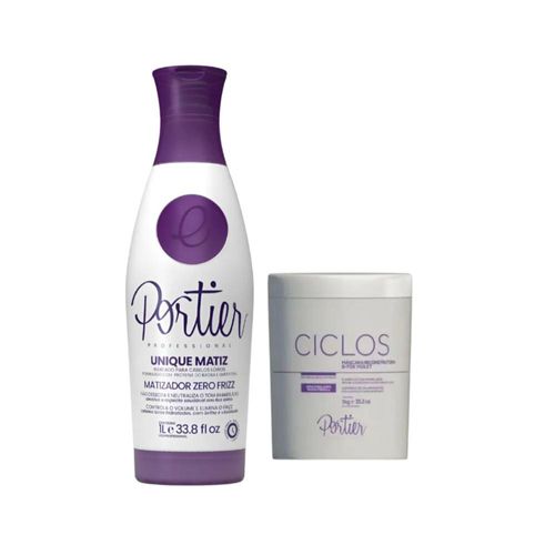 Kit Portier Unique Termo Redutor + Ciclos Violet Máscara