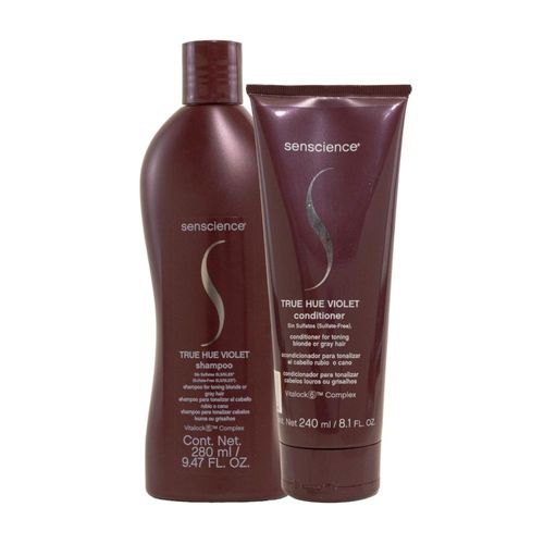 Kit Senscience True Hue Violet Shampoo 280ml + Cond 240ml