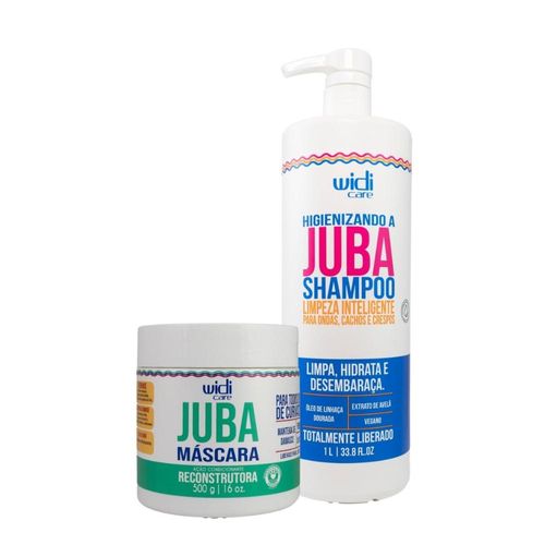 Kit Widi Care Juba Shampoo 1L e Máscara Reconstrutora 500 g
