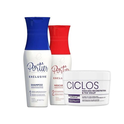 Kit Portier Exclusive Progressiva + Ciclos Máscara Violet
