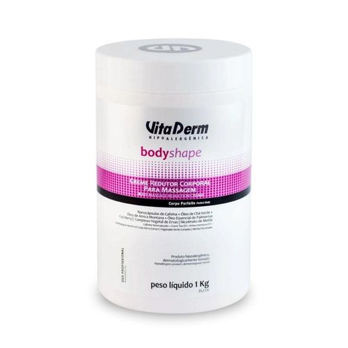 Vita Derm Body Shape Creme Redutor Corporal 1 Kg