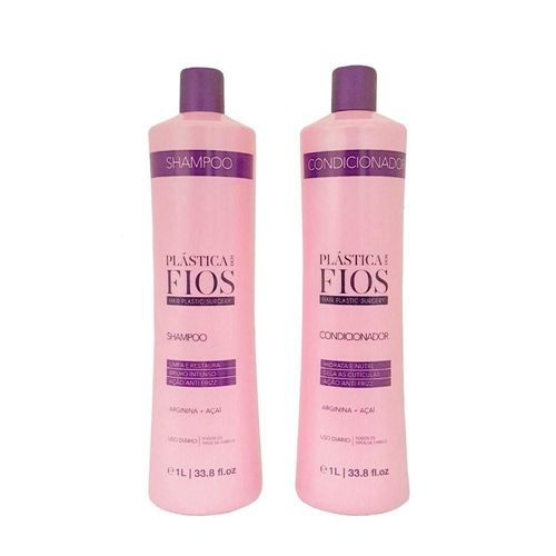 Kit Cadiveu Plástica Dos Fios Shampoo + Condicionador 2x1L
