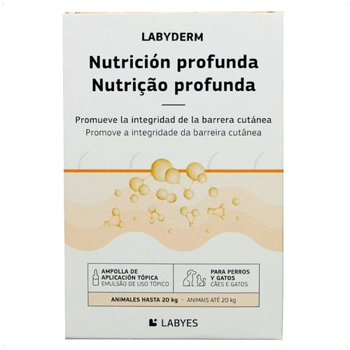 LABYDERM NUTRIÇÃO PROFUNDA 2ML PARA CÃES E GATOS ATÉ 20KG LABYES