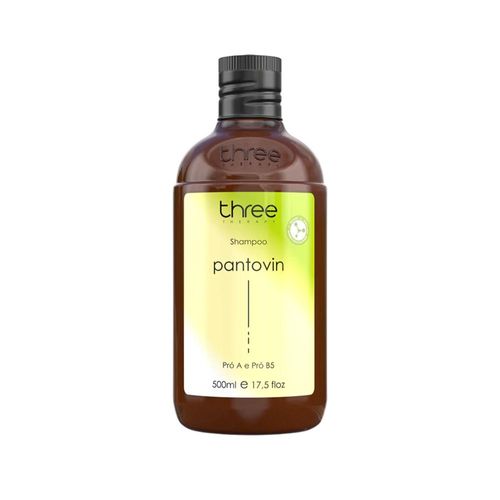 Shampoo Three Therapy Pantovin Crescimento Capilar 500 ml