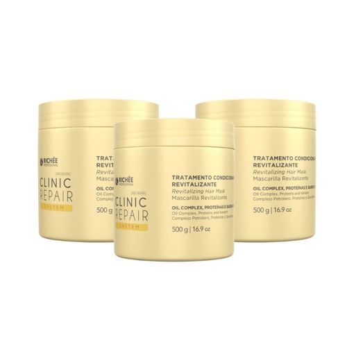Kit Richée Clinic Repair System 3 Máscara 500 g