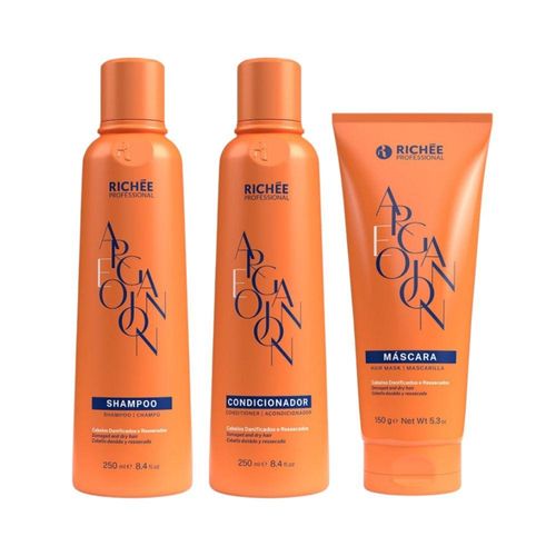 Kit Richée Argan e Ojon Shampoo Condicionador e Máscara Kit Richée Argan e Ojon Shampoo Condicionador e Máscara