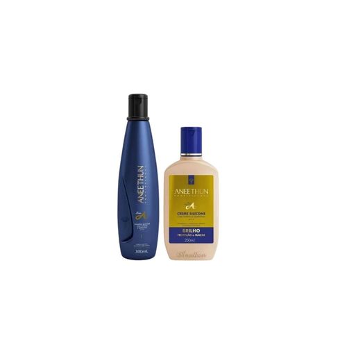 Kit Aneethun Linha A Shampoo 300 ml + Creme Silicone 250 ml
