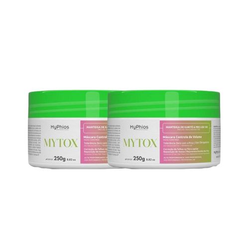 Kit MyPhios Mytox 2 Máscara Controle de Volume 250 g