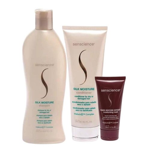 Kit Senscience Silk Moisture Shamp+Cond+Inner Intensif 50 ml Kit Senscience Silk Moisture Shamp+Cond+Inner Intensif 50 ml
