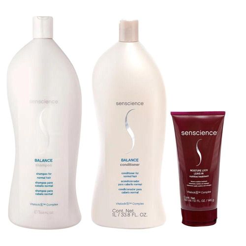 Kit Senscience Balance Shamp+Cond+Moisture Lock 150ml