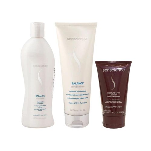 Kit Senscience Balance Shamp+Cond+Moisture Lock 150ml