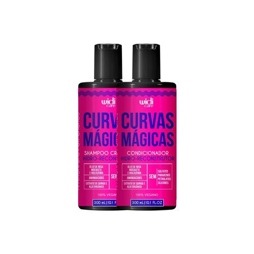 Kit Widi Care Curvas Mágicas Shamp Cond e reconstrutor Kit Widi Care Curvas Mágicas Shamp Cond e reconstrutor