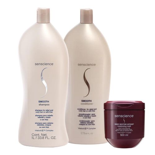 Kit Senscience Smooth Shamp Cond Inner Intensif 500ml